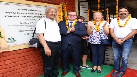 Oriflame inaugurates new school building of Deepalaya