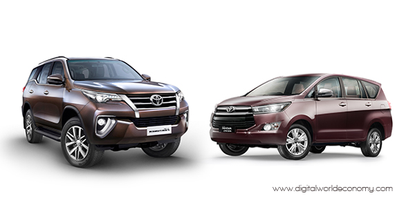 Enhanced Innova Crysta, Touring Sport and Fortuner Launched by Toyota Kirloskar Motor