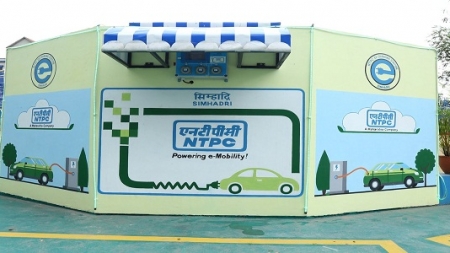 First Electric Vehicle Charging Station in Simhadri by NTPC